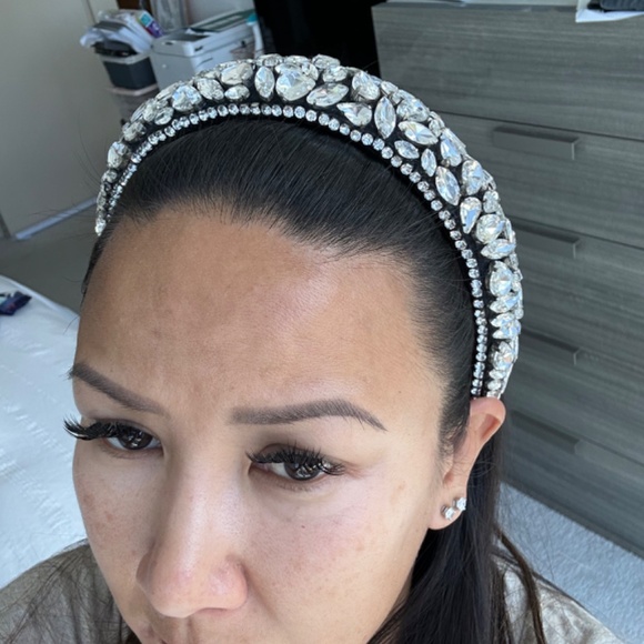 MaxMara bead and rhinestone headband main image 5